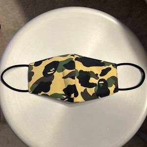 A bathing ape BAPE face mask abc camo